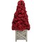 Allstate 24&#x22; Red Berry Cone Potted Christmas Topiary